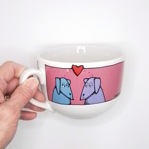 Ursula Dodge Puppy Love mug/soup mug - Picture 3 of 3